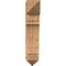 Ekena Millwork Merced Arts & Crafts Rough Sawn Bracket, Western Red Cedar, 6"W x 18"D x 30"H BKT06X18X30MRC03RWR - alternate 4
